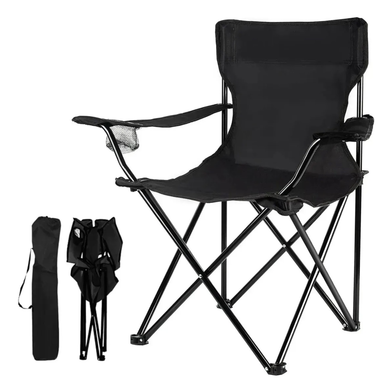 Cadeira Dobrável Camping 150kg
